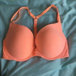 Victoria's Secret Sherbert Plunge 34D T-back Bra