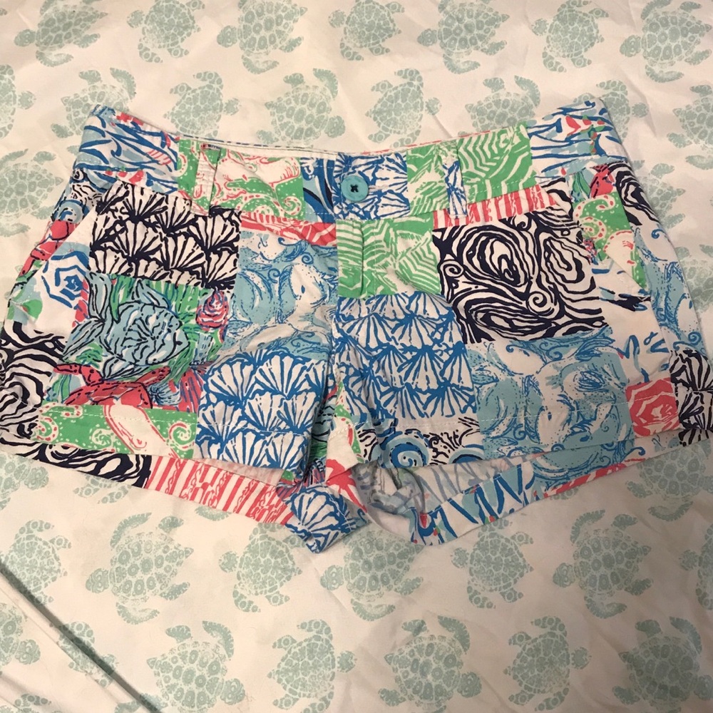 Lilly Pulitzer Patch Worth Shorts