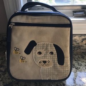 Pottery barn dog lunch box