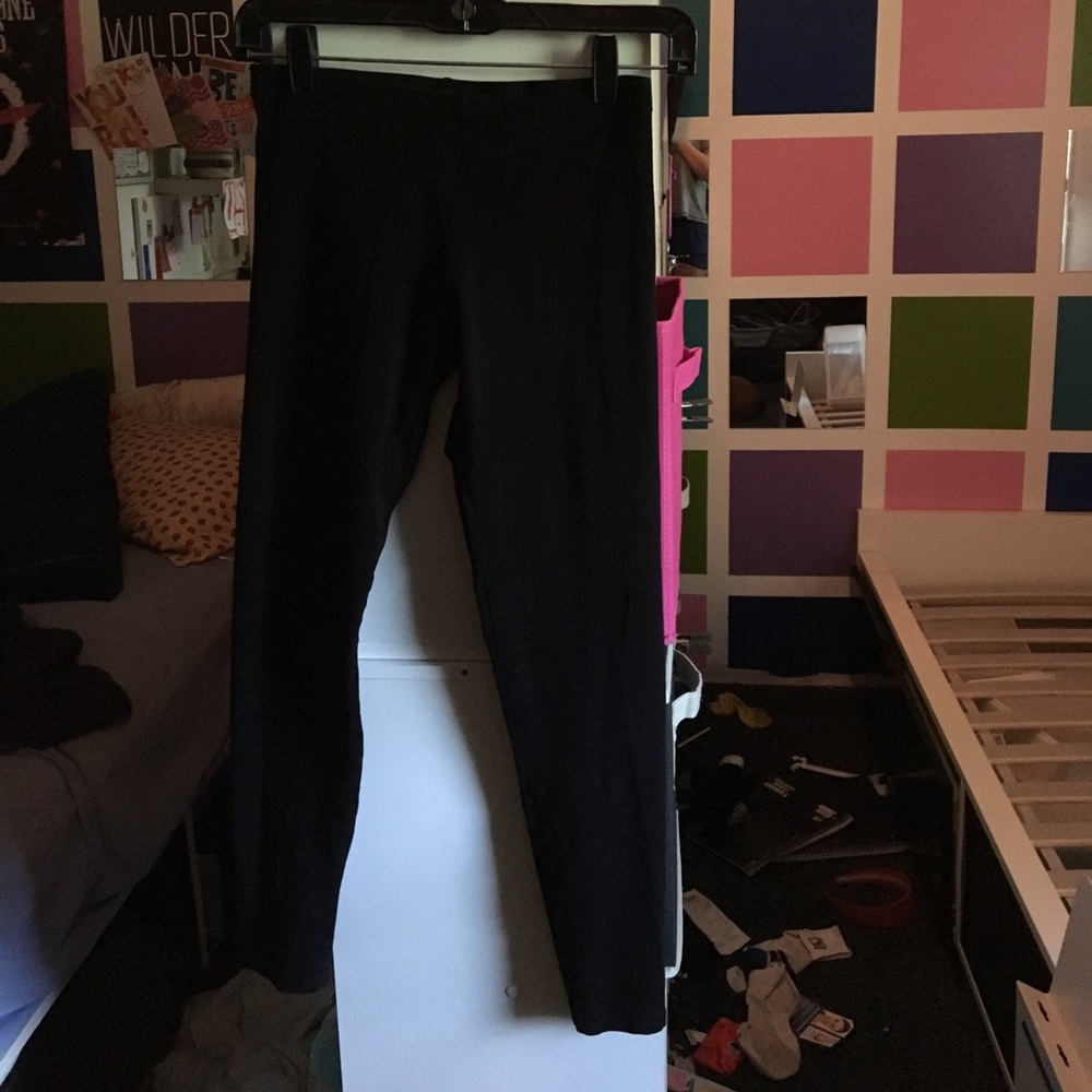 Black cotton on leggings (size medium)