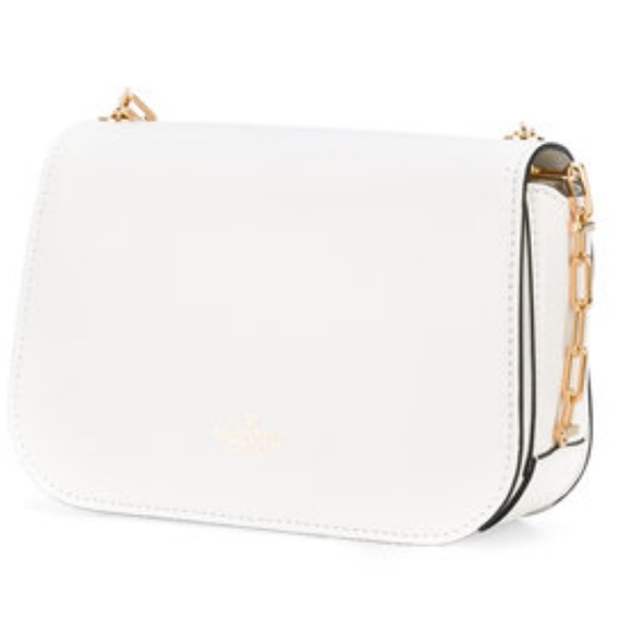 NEW VALENTINO GARAVANI LEATHER CHAIN SHOULDER BAG - Picture 4 of 4