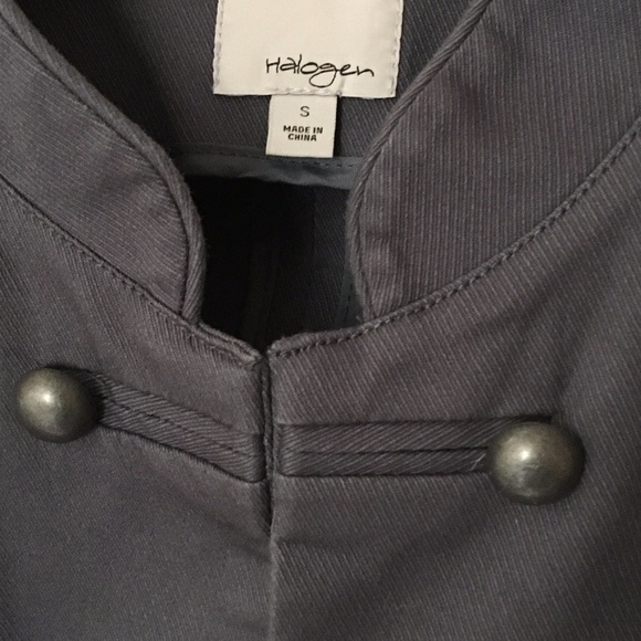 Nordstrom; Halogen - Slate Blue Military Jacket - Picture 3 of 3