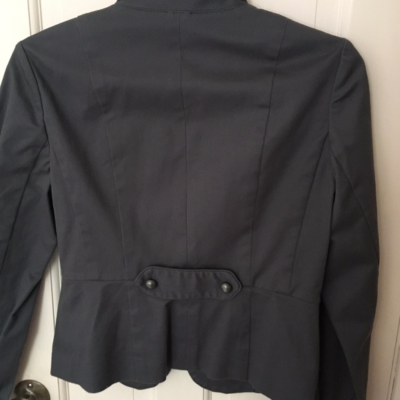 Nordstrom; Halogen - Slate Blue Military Jacket - Picture 2 of 3