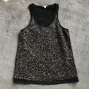 Halogen Slight Racer back Sequin Tank Sz XS