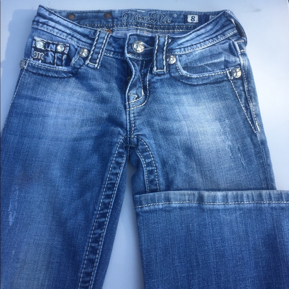 Miss Me girls 8 boot cut jeans
