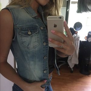 Denim vest