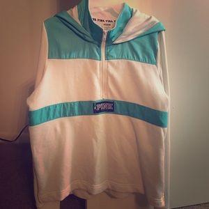 Pink Victoria's Secret zip hoodie