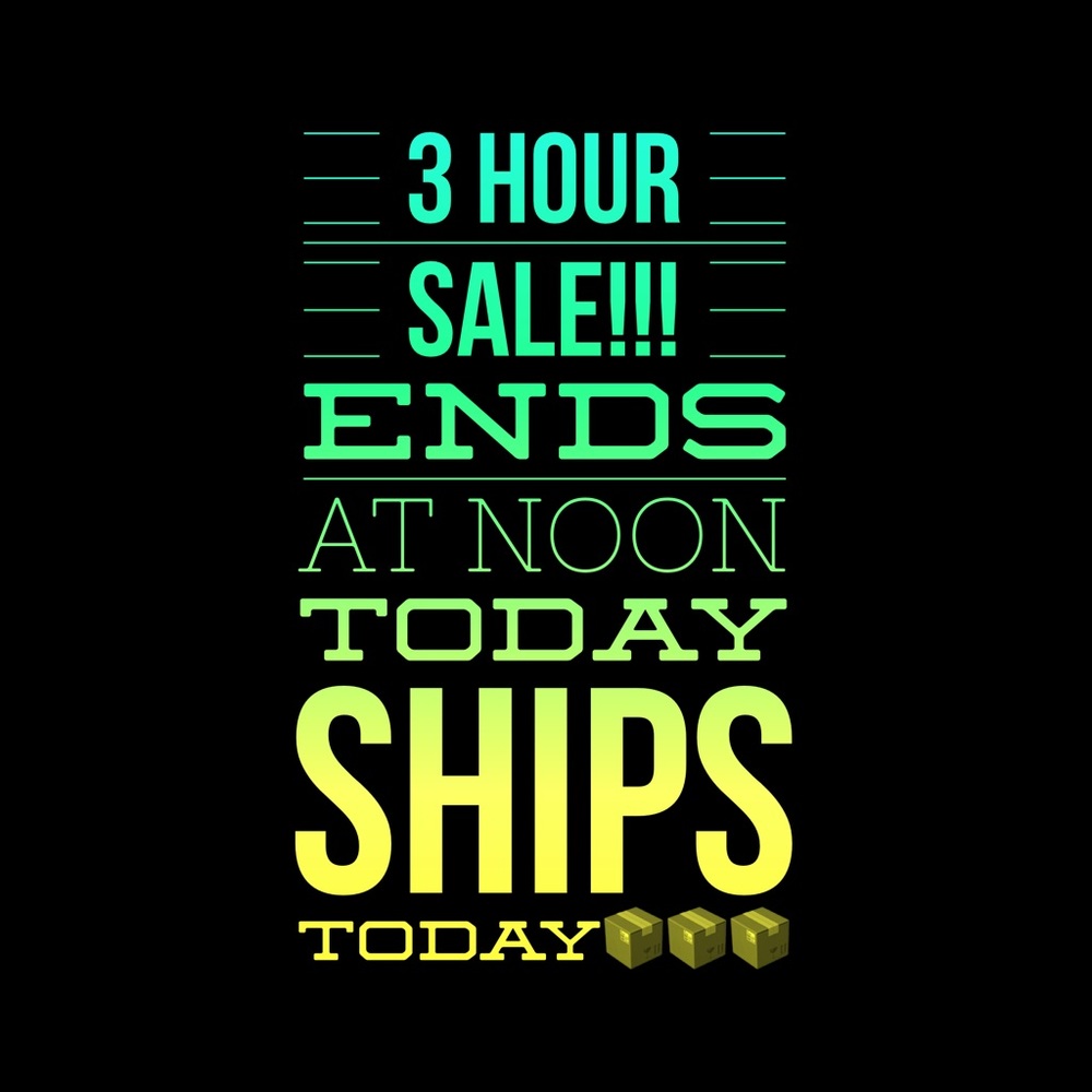 Price DROPS on selected items from 9-noon today!