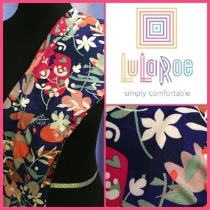NEW! LuLaRoe Floral Printed Leggings
