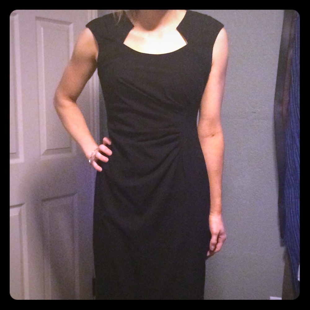 Calvin Klein Mid length Black Dress <<like new>