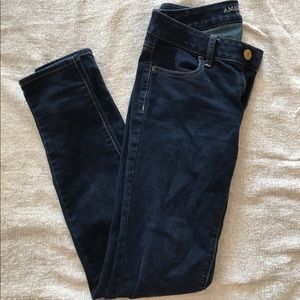 American Eagle dark wash jeggings