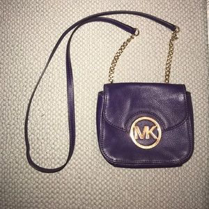 Michael Kors small Fulton leather cross body bag