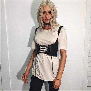 Corset Crop Top Vest