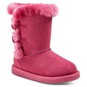 Pink Shearling Fur Boots! Toddler Girl size 9!👑❄️