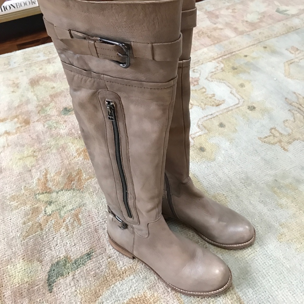 Steven Alan Over the Knee Moto Boots
