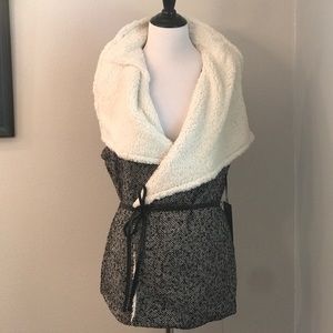 Faux fur vest