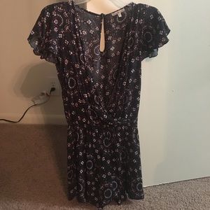 Nice floral shorts jump suit