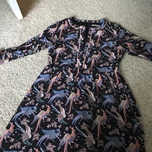 Loft long sleeve  polyester dress
