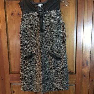 Burning Torch sleeveless sweater dress