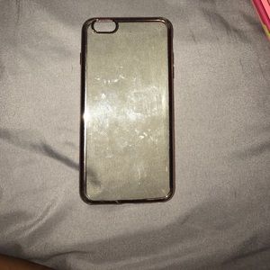 Rose & clear Iphone 6s plus case