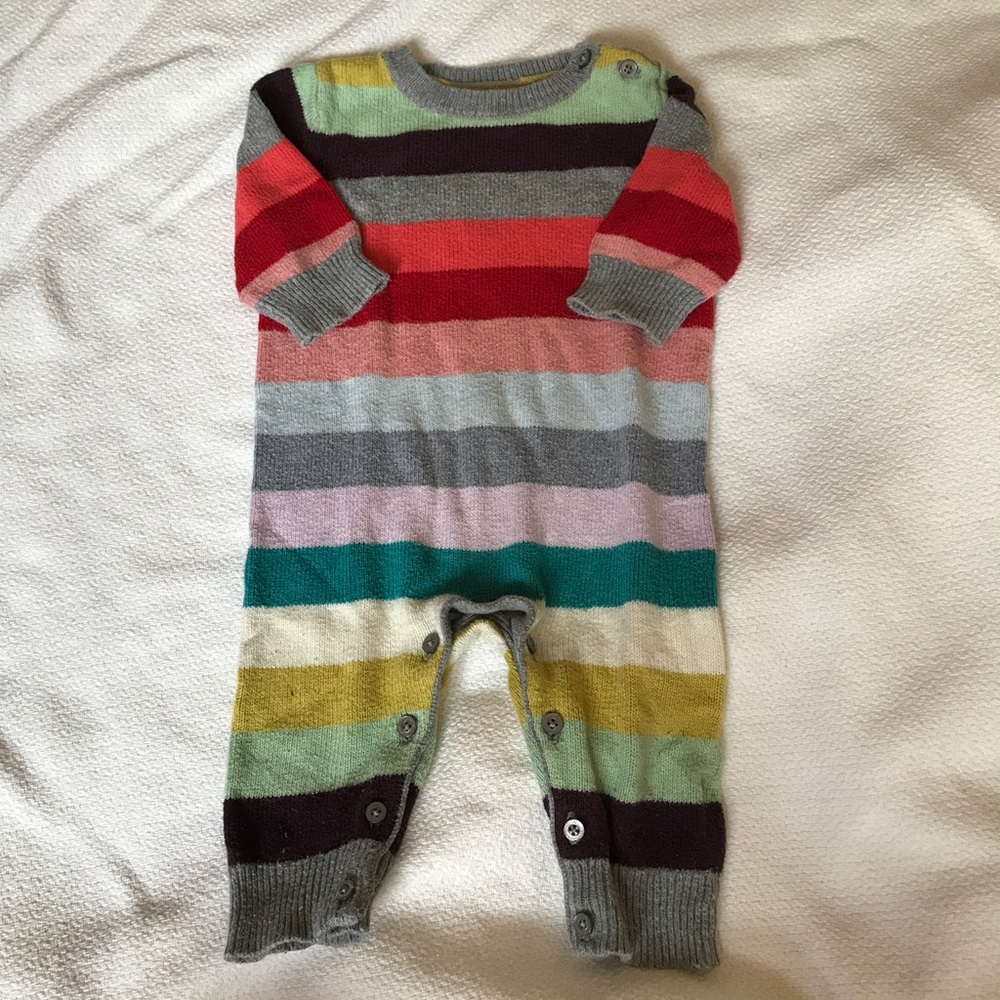 Gap striped infant one piece