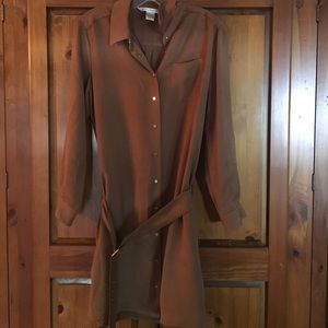 DVF long sleeve dress