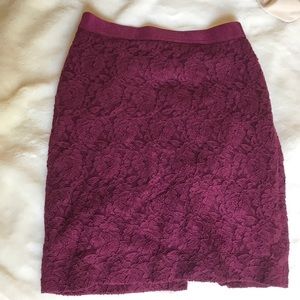 Maroon Ann Taylor Skirt!