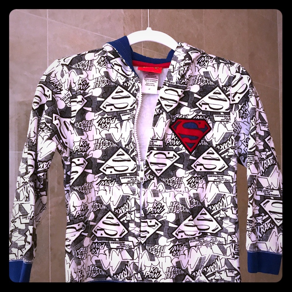Super man jacket 4t NWOT
