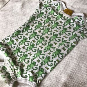 Green monkey bodysuit