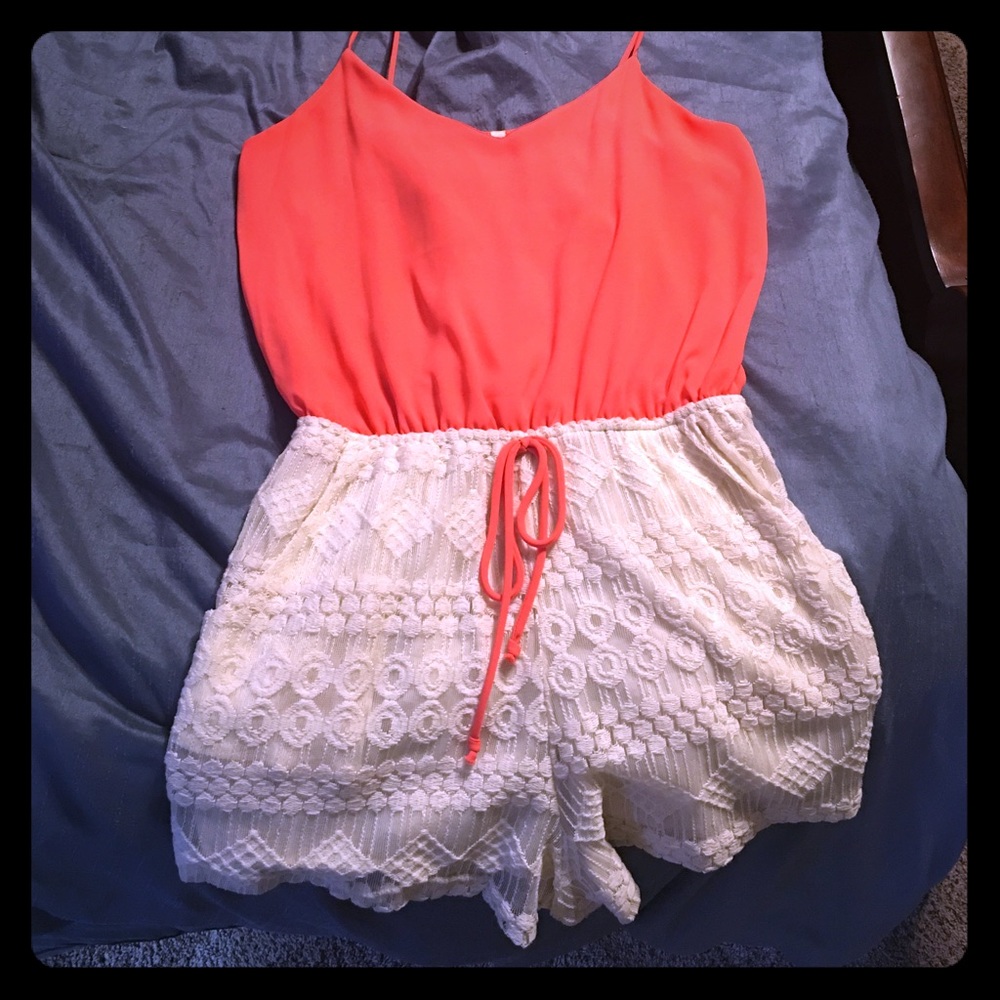 Peach Romper