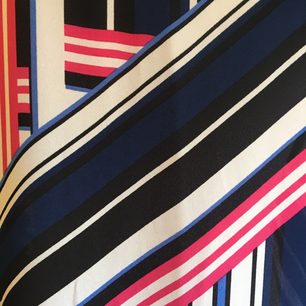 Vince Camuto pink black white high/low tunic dress - Picture 7 of 7