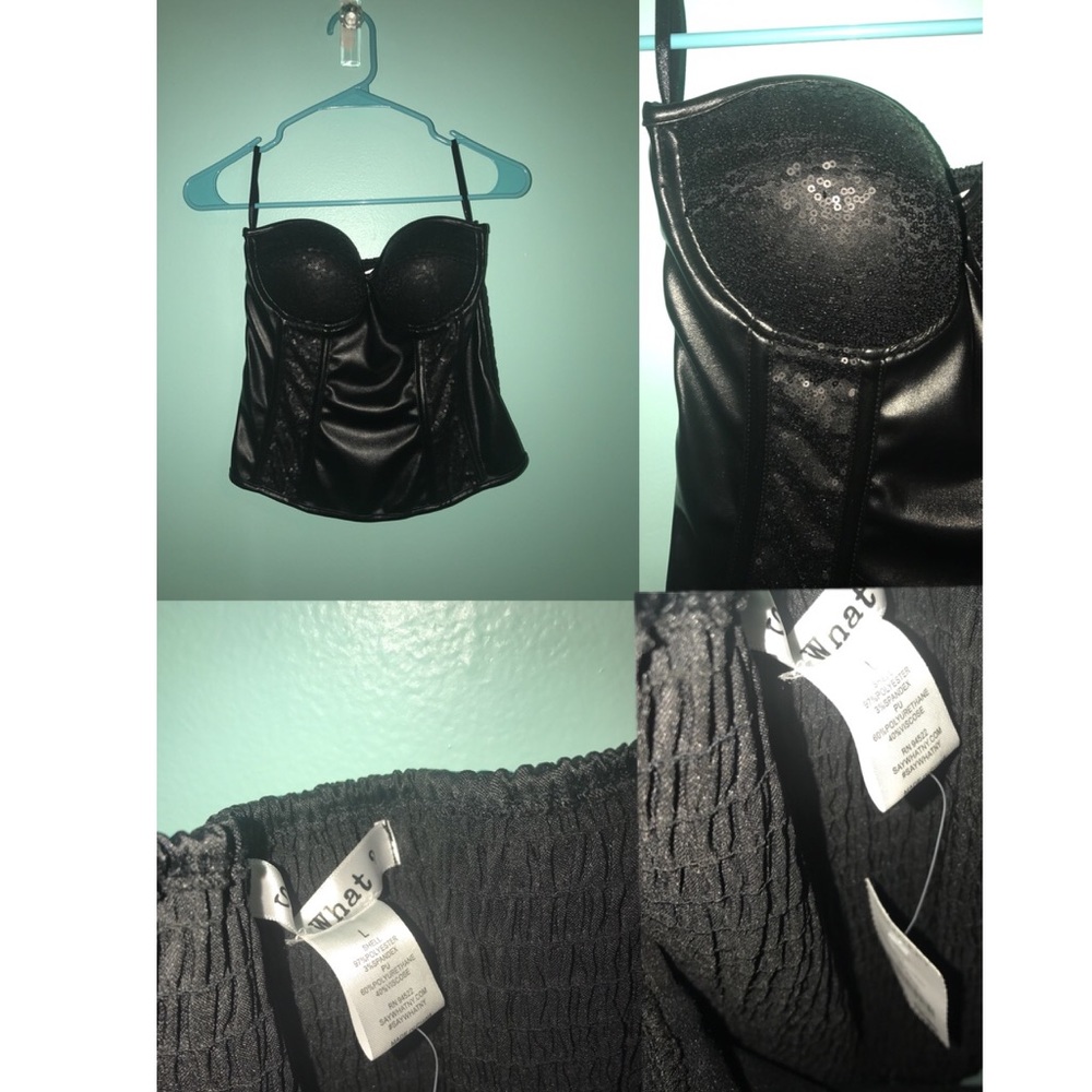 Brand New Corset Style Crop Top