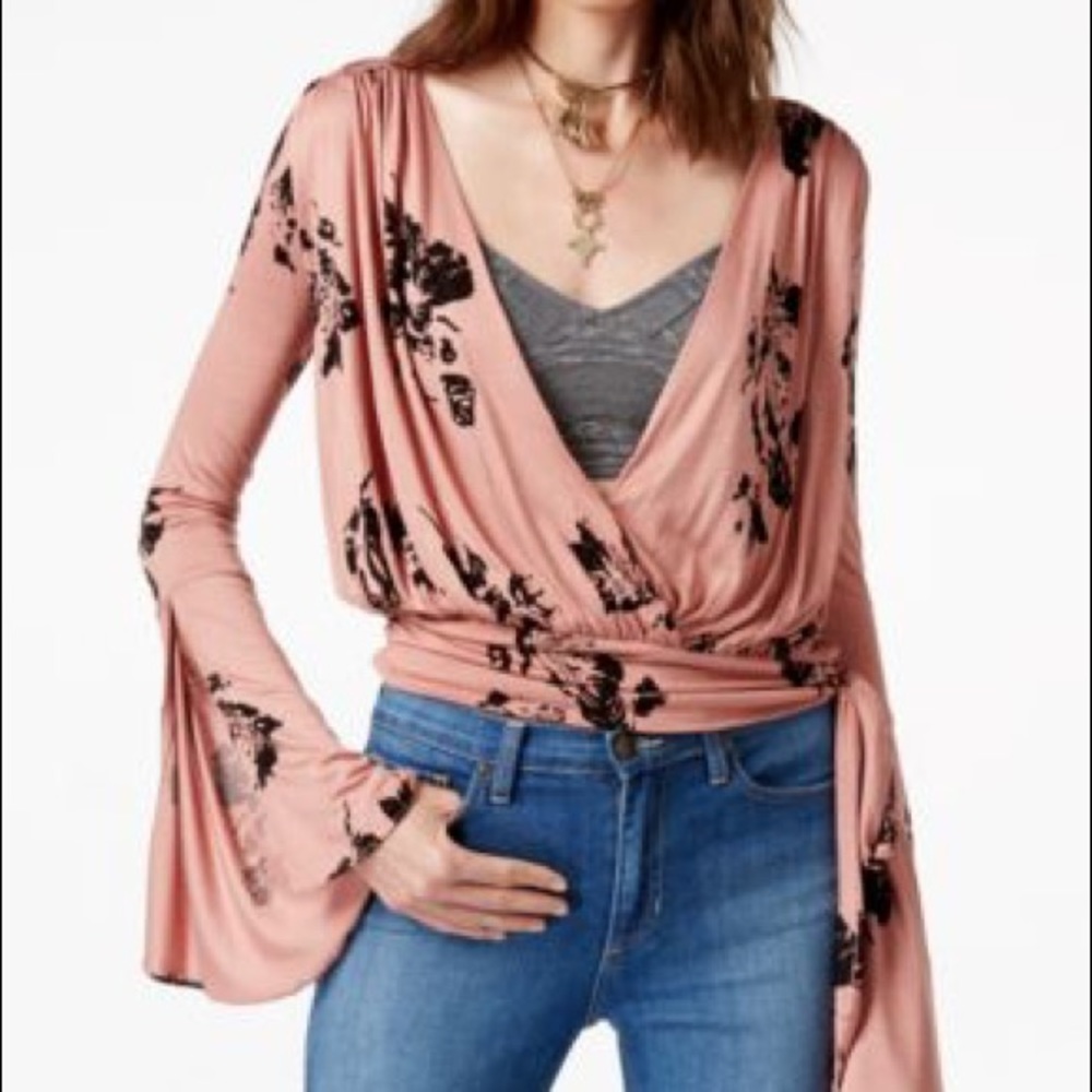 Free People Fiona Floral top