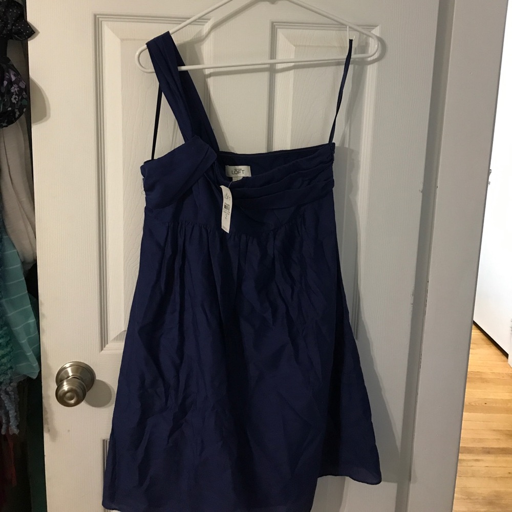 Loft dress- midnight blue.