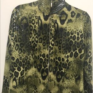 Womens EXCLUSIVELY MISOOK  Zip Up Jacket Sz Large