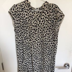 Madewell Leopard Shift Dress