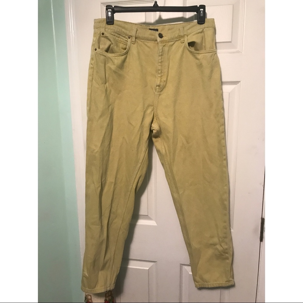 Mustard Yellow BDG Mom Jeans