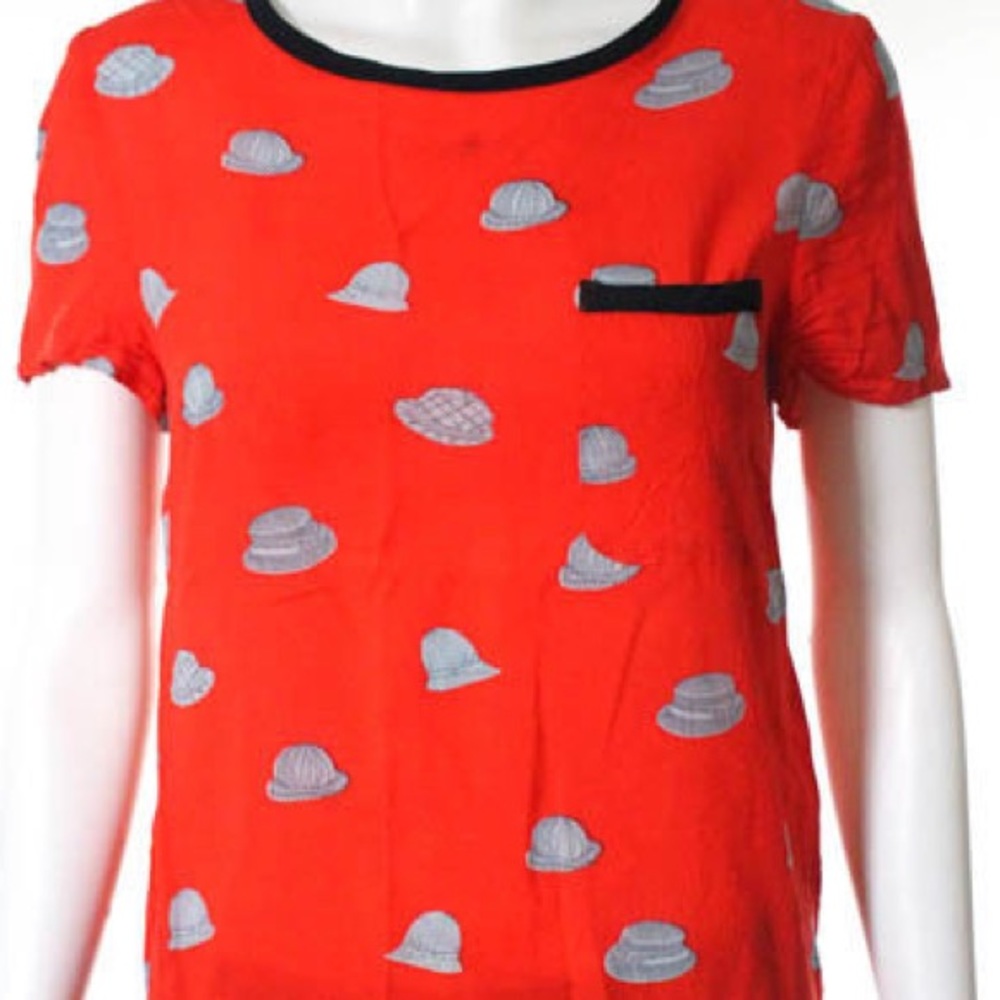 Anthropologie Maeve Top  Size 6  Short Sleeve