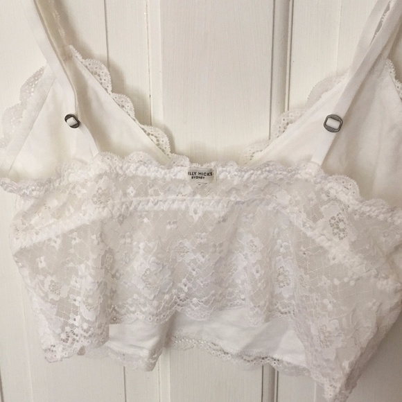 Gilly Hicks White Lace Bralette (NWOT) - Picture 2 of 5