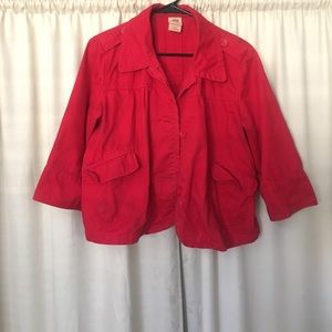 Red blazer