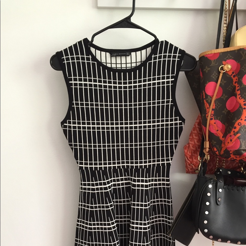 zara a line dress