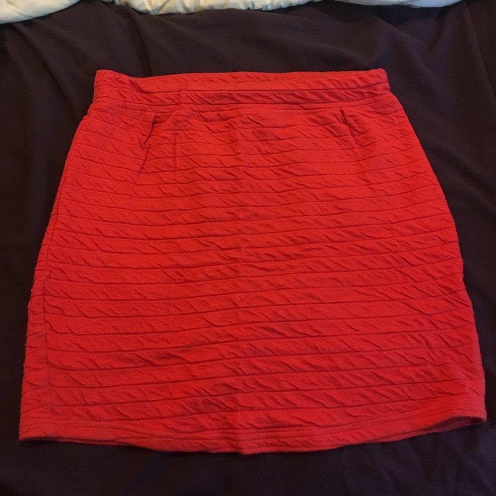 Sparkle + Face red mini-skirt