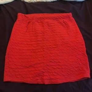 Sparkle + Face red mini-skirt