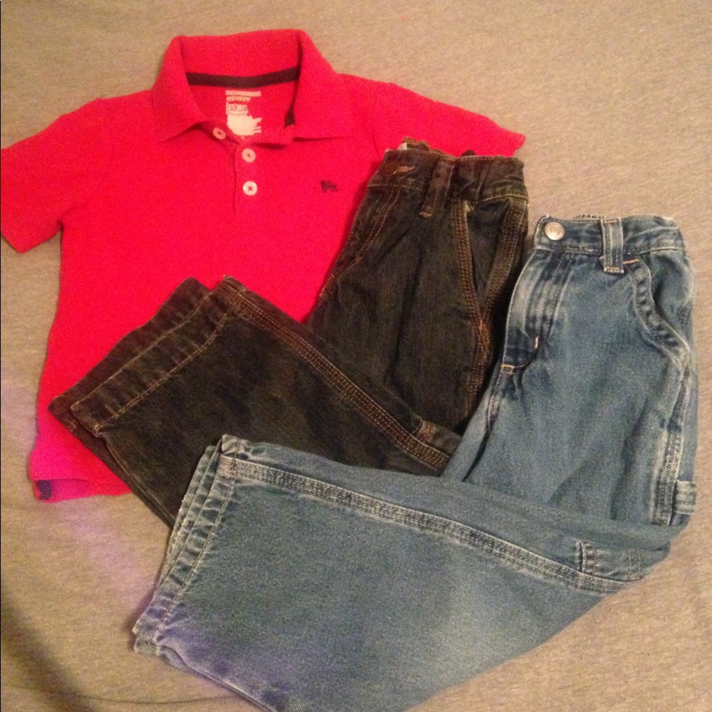 Old Navy Jeans and Shirt Lot 3T Boys