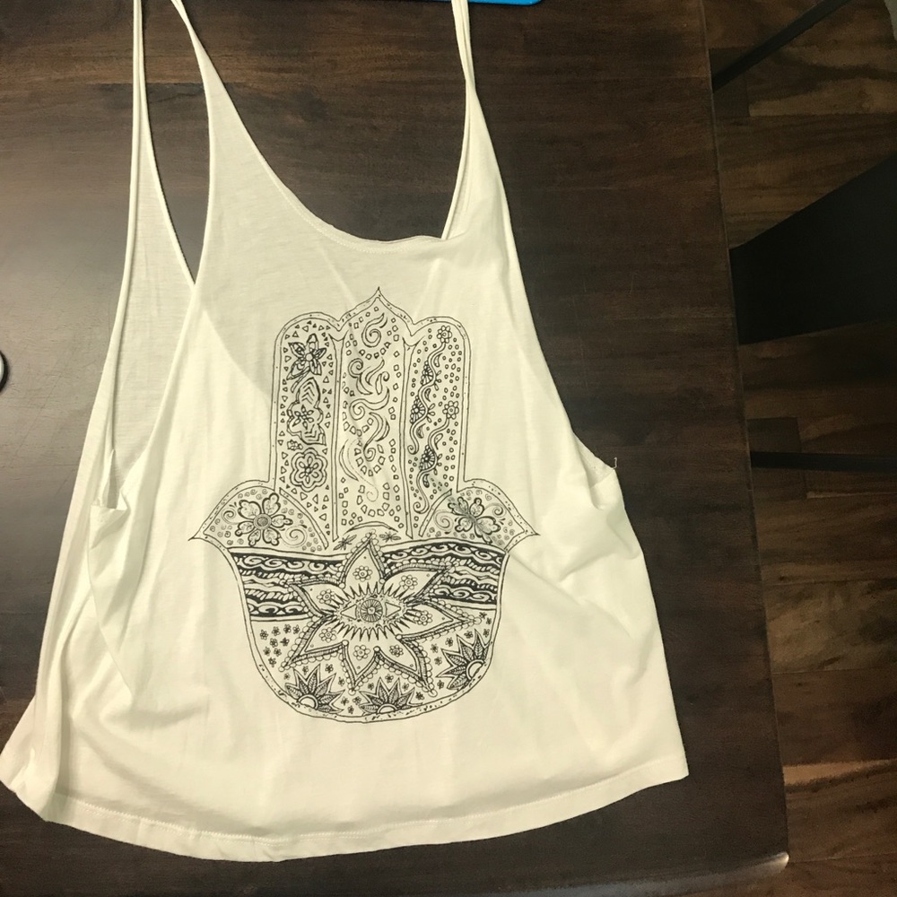 White tank top