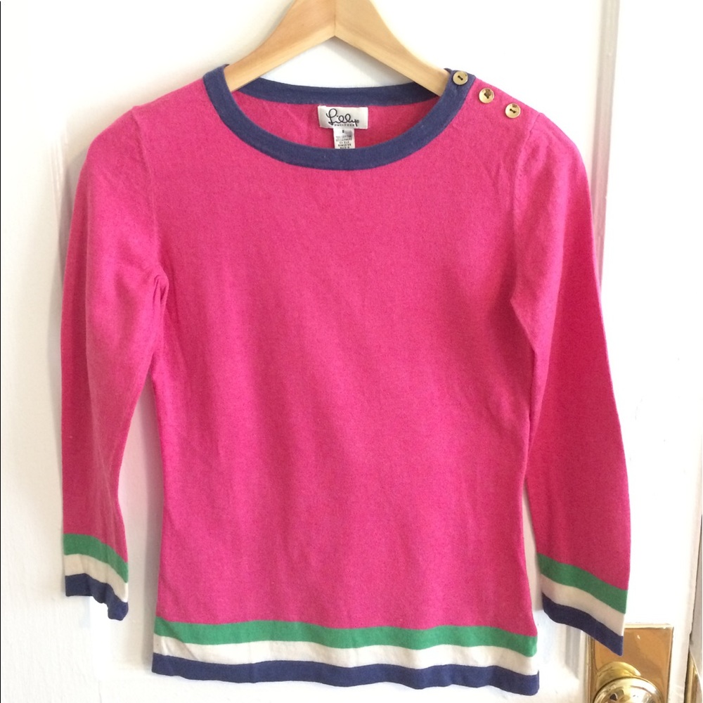 Lilly Pulitzer cashmere silk blend sweater