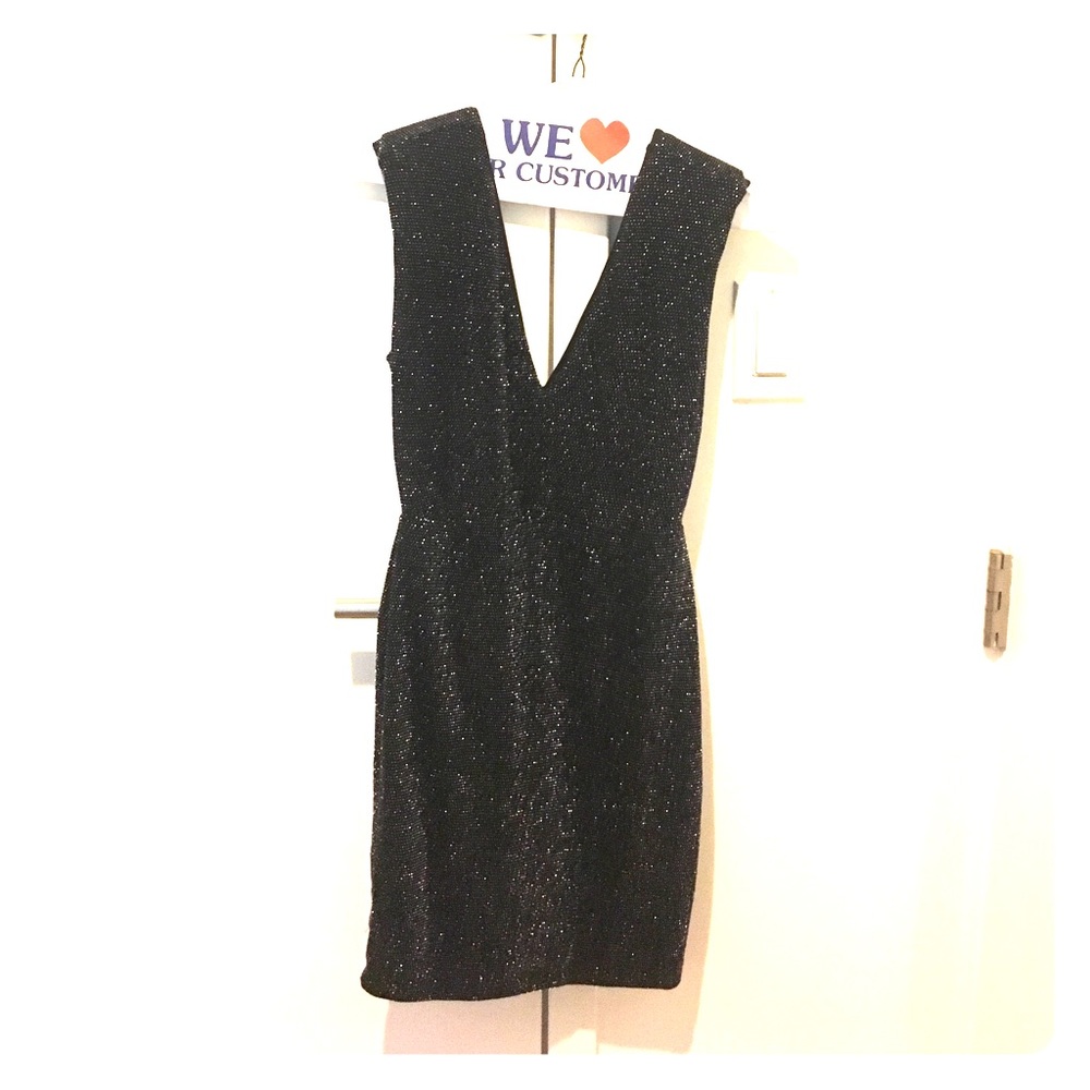 Forever21 sparkly black dress