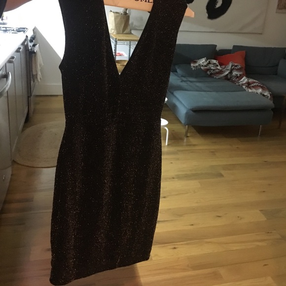 Forever21 sparkly black dress - Picture 2 of 3
