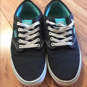 Black and green vans!