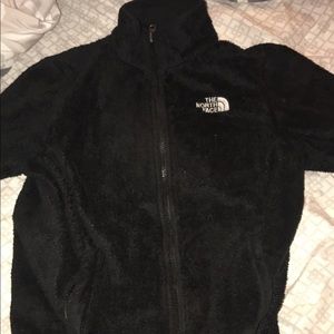 Fuzzy northface jacket